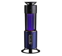 Skeeterzis Piège À Moustiques Électrique Lampe Tue-moustiques - Rechargeable par USB - Répulsif À 360° (Blau)