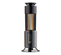 Skeeterzis Piège à moustiques électrique Lampe tue-moustiques - Rechargeable par USB - Zapper à mouches UV avec capteur du crépuscule à l'aube et veilleuse pour une utilisation en intérieur/extérieur