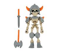 Skeleton Action Figure, 3d Printed Multi-Jointed Poseable Figurine, Movable Collectible Toy for School Projects, Birthday Presents, Travel Fun, Home Decor, Playtime, and Desktop Display, 4.1x9.8cm
