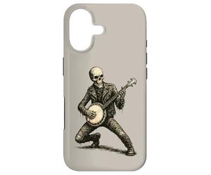 Skeleton-Banjo Bluegrass-Festival Musique-Country, Banjo Coque pour iPhone 17
