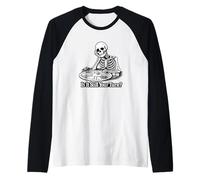 Skeleton Board Game Night is It Still Your Turn Funny Manche Raglan