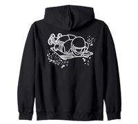 Skeleton Bobsleigh Traîneau pour Sports d'hiver Sweat à Capuche