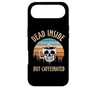 Skeleton Coffee Dead Inside Retro Baristas Coffee Lover Coque pour iPhone Air