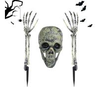 Skeleton Coming Out Of Ground - Realistic Arms For Halloween Decor