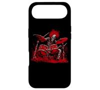 Skeleton Drummer Guy Rock and Roll Band Rock on Drum Kit Coque pour iPhone Air