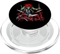 Skeleton Drummer Guy Rock and Roll Band Rock on Drum Kit PopSockets PopGrip pour MagSafe
