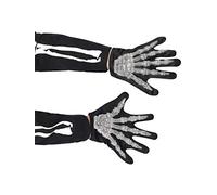 Skeleton Gloves, Child, Black