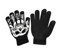 Skeleton Gloves Glów Iñ Thê Dàrk - Halloween Costume Mittens | Knit Warm