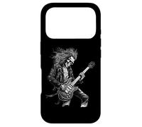 Skeleton Guitar Guy Rock and Roll Band Rock on Coque pour iPhone 17 Pro