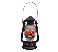 Skeleton Lantern, Handheld Spooky Vintage Light for Outdoor Porch, Garden, Yard, Holiday Party, Halloween Setup, Haunted House Prop, Patio Decoration Piece, 9.06x4.92x4.13 Inches