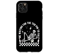 Skeleton Me Waiting for The Ten Pin to Fall Bowling Suspense Coque pour iPhone 11 Pro Max