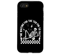 Skeleton Me Waiting for The Ten Pin to Fall Bowling Suspense Coque pour iPhone SE (2020) / 7/8