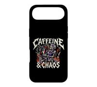 Skeleton Nurse Caffeine & Chaos Night Shift Coque pour iPhone Air