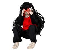 Skeleton Prop - Sound Activated Crying with Glowing Eyes | Gothic