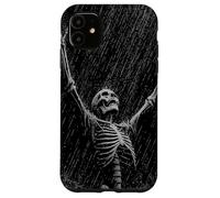 Skeleton Rain Goth Emo Dad Vintage Graphic Coque pour iPhone 11