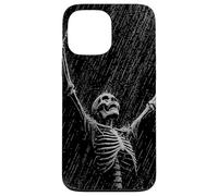 Skeleton Rain Goth Emo Dad Vintage Graphic Coque pour iPhone 13 Pro Max
