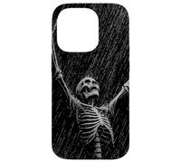 Skeleton Rain Goth Emo Dad Vintage Graphic Coque pour iPhone 14 Pro