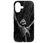 Skeleton Rain Goth Emo Dad Vintage Graphic Coque pour iPhone 17