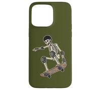Skeleton Skater Old School Skateboard Coque pour iPhone 15 Pro Max