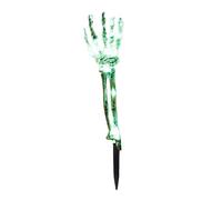 Skeleton Stakes Halloween, Ghost Lights, Solar Powered Illumination, Realistic Arm Design, Spooky Yard Decoration for Garden, Front Pathway, Cemetery, and Lawn, Multicolor