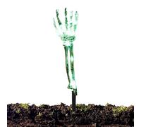 Skeleton Stakes Halloween, Realistic Skeleton Prop, 18.11x3.93 inches Solar Powered Ghost Lights, Spooky Outdoor Decoration for Garden Front Backyard Pathway Lawn Cemetery Display