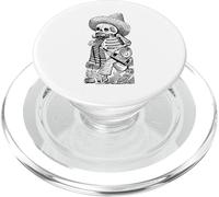 Skeleton Tequila Sugar Skull Dia De Los Muertos Mexicans PopSockets PopGrip pour MagSafe