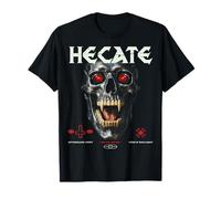 Skeleton Vampire Vintage Streetwear Urban Hip Hop Metal Y2K T-Shirt