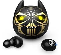 Skeleton Wireless Bluetooth Headphones Cool For Skull Lovers, 36H Gaming Time Ipx6, Hifi Stereo Bluetooth Earbuds Waterproof With Usb-C Led Display For Iphone Android