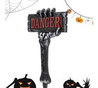 Skeleton Yard Signs, 54cm Halloween Skeleton Bones Stakes, Spooky Garden Decor, Party Props for Lawn, Patio, Porch, Walkway, Front Door, Haunted House, Holiday Event, 21.26x11.02x1.18 inches