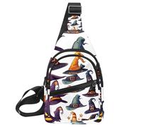 Skeletons and Bones Sac à dos à bandoulière 2 côtés, Multicolore 18., 11.8x7x1.5in/30x18x4cm