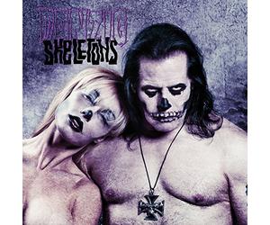 Skeletons Purple/Black Splatter