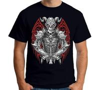 Skeletor Velocitee Mens Yellow Mens Women T Shirt 100% Cotton Dead Knight Death Gothic Horror Skull Reaper S3702 Manches Courtes(X-Large)