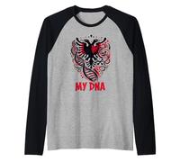 Skenderbeg Albanie Mon ADN Drapeau du Kosovo Fier albanais Manche Raglan