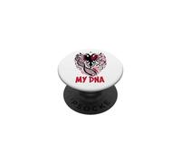 Skenderbeg Albanie Mon ADN Drapeau du Kosovo Fier albanais PopSockets PopGrip Adhésif