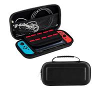 SKENGWEL Carry Case for Nintendo Switch 2 with 10 Game Cartridge Slots, Large Travel Bag Fit for Switch 2, Protective Hard Shell Carrying Pouch for Switch 2 Console and Accessories