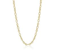 SKENUDY 18K or plaqué gros collier de charme pour les femmes hommes, plaqué or, épais gros clip à papier chaîne Hip Hop collier bijoux unisex, chaîne de lien cubain pour les femmes à la mode
