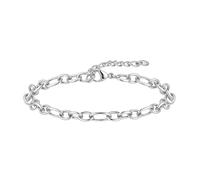 SKENUDY Bracelet de charme gros plaqué argent pour les femmes Hommes,Plaqué or,Chaîne de clip-papier gros épais Bracelet Hip Hop Bijoux unisexe,Chaîne de liaison cubaine pour les femmes à la mode