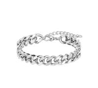SKENUDY Bracelet étanche en acier inoxydable 316L or 14 carats pour homme, chaîne cubaine, largeur : 9 mm, longueur : 17 cm + 2, bijoux hypoallergéniques, cadeaux d'anniversaire, amis, 6.7 inches