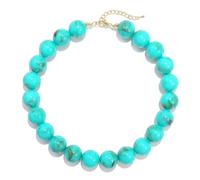 SKENUDY Collier de grosses perles colorées pour femme, collier ras du cou avec perles en acrylique, joli collier ras du cou bohème Y2K pour cadeau bijoux, 13, Acrylique, Pas de pierre précieuse