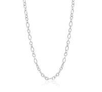 SKENUDY Platé argent gros collier de charme pour les femmes Hommes, Plaqué or, épais gros clip-papier chaîne collier Hip Hop bijoux unisexe, chaîne de lien cubain pour les femmes à la mode