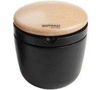 SKEPPSHULT 0071 BROYEUR CYLINDRIQUE MANUEL POUR FINES HERBES ET POIVRE EN FONTE AVEC COUVERCLE EN BOIS DE HÊTRE SUÉDOIS G