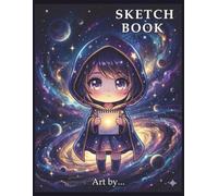 Sketch Book: 100 Pages, 8.5" x 11": Cute Anime Sketch Book for Kids, Teens & Adults - Large Drawing Pad with Blank White Pages, Matte Finish Art ... Fans, Creative Drawing, Sketching & Gifting