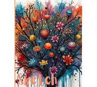 Sketch Book: 8.5x11 inch, 100 Sheets, Artist Sketchbook for Drawing, Illustration, Art Class Students
