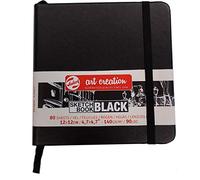 SKETCH BOOK BLACK ARTCREATION 12 x 12 cm
