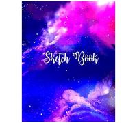 Sketch Book: Cute Large Sketch Notebook And Space Design Sketchbook For Drawing, Writing, Painting, Doodling Or Taking Notes. 120 Blank Pages For Sketching For Kids With Good Looking Galaxy Design Cov