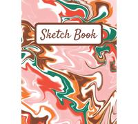 Sketch Book Dancing Color Vol.5: A Large Sketchbook for Kids with 120 Premium White Pages | Marble Background Cover Sketchbook Blank Paper Drawing, Coloring and Write Journal