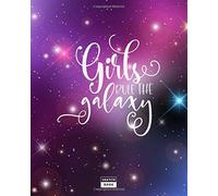 Sketch Book: Girls Rule The Galaxy: Unicorn Galaxy Space Cover Sketching, Drawing And Creative Doodling 140 Blank Pages 8x10