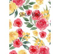 Sketch Book: Large Blank Notebook Journal For For Drawing, Writing, Painting, Sketching Or Doodling: 120 Pages, 8.5" X 11". Botanical Floral Cover (Sketch Books)