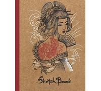 Sketch Book: Large Notebook For Drawing, Writing, Doodling, Sketching Or Painting. Japanese Cover Style Sketchbook Vol-4 (Blank Pages Drawing & Write Journal ) For Girls, Women, Teenage ...