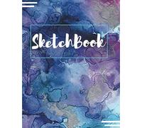 Sketch Book: Large Page Notebook For Drawing, Doodling And Sketching: 110 Pages, 8.5" X 11". Abstract Design Cover Sketchbook Blank Paper Drawing And Write Journal Paperback August 07, 2021
